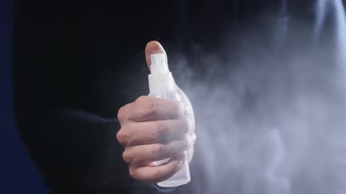Hand Sprays Bottle Releasing Fine Mist