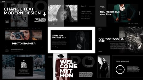 Slide Typography 1.0 | Premiere Pro Templates