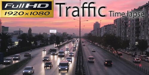 Traffic Time Lapse - Full HD