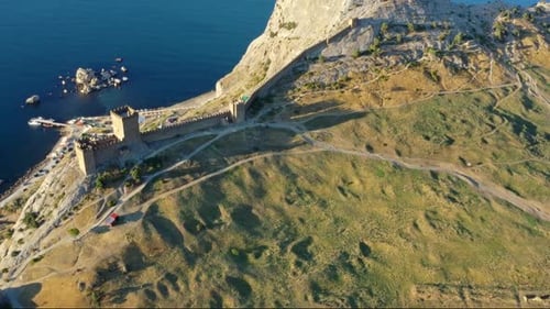 Ancient Genoese Fortress in Sudak Crimea