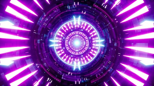 Bildende Kunst Neontunnel