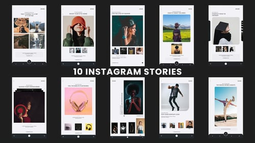 Clean Instagram Story Pack with Fashion Lifestyle Promos