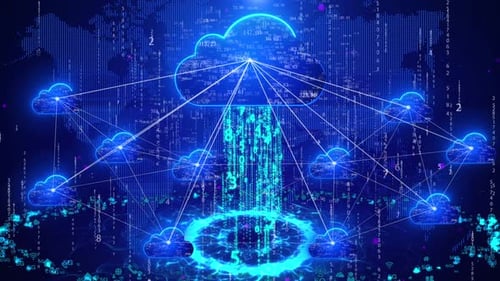 Hintergrund der Cloud-Computing-Netzwerkverbindungstechnologie für Big Data