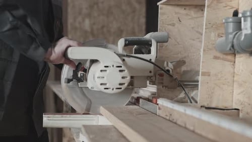In the Woodworking Workshop