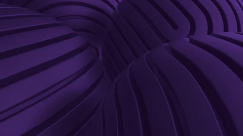 Abstract Purple Wavy Grooved Spheres Background