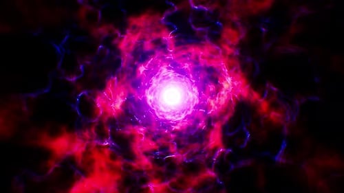 Crimson Dark Energy Neon Background Loop 4K