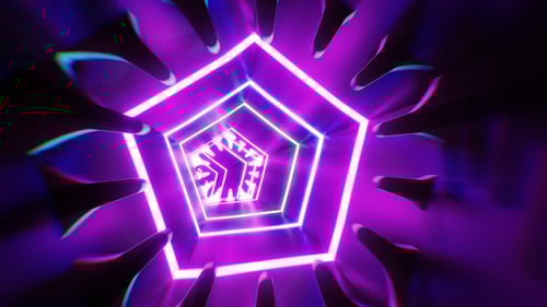 Pentagon Tunnel Vj Loop