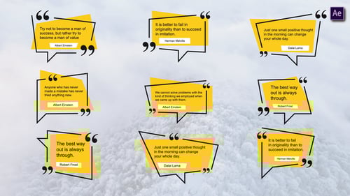 Dynamic Speech Bubble Quote Titles