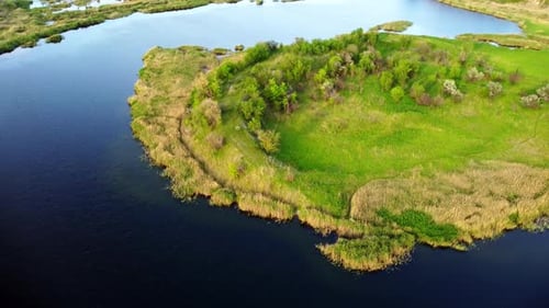 Luftaufnahme des Big River