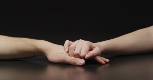 Hands Holding: Affectionate Grasp of Love and Unity