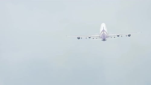 Widebody Four-engine Airplane Departure