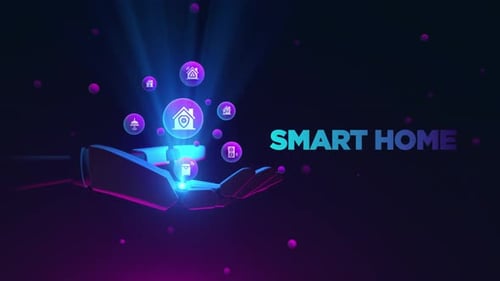 Digital Smart Home Interface by Robotic Hand Animation