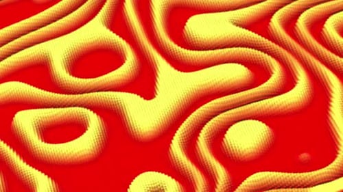 Animation d'arrière-plan mobile 3D particules magiques