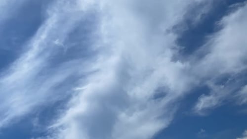 Nubes en el cielo Timelapse