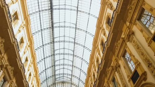 Beautiful Architecture with a Glass Ceiling