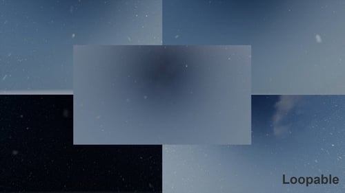 Gentle Falling Snow Particles Video Background