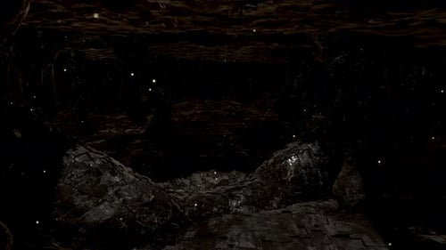 Flying In Sci Fi Tunnel Cavern 04 4K