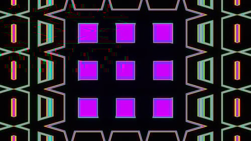 Formas multicoloridas abstratas pulsantes para design de espetáculos