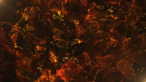 4k Abstract Wavefield Fractal Background Loop