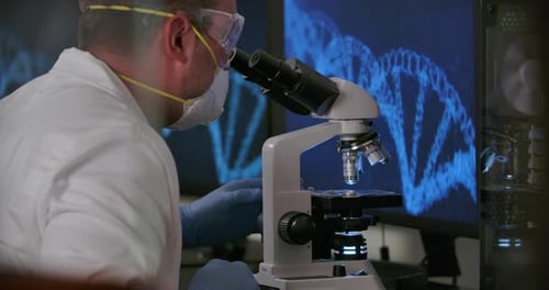 Using Binocular Microscope