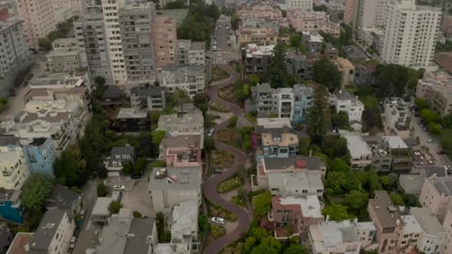 Beautiful Aerial View of the San Francisco USA