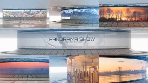 3D-Panorama | Sci-Fi-Videodisplays