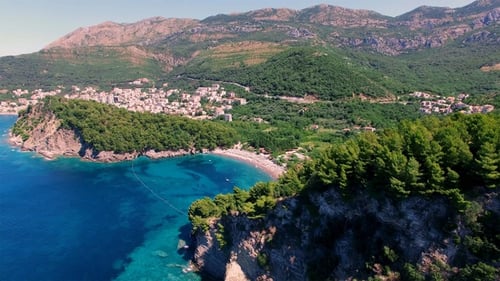 Vol de Drone sur la côte méditerranéenne