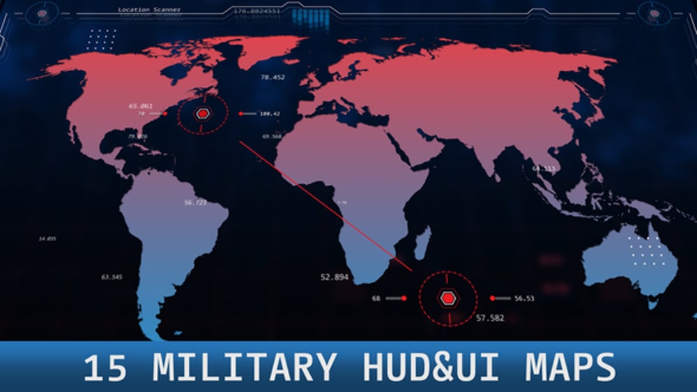 15 Military HUD UI Maps, Broadcast Packages ft. target & military hud ...
