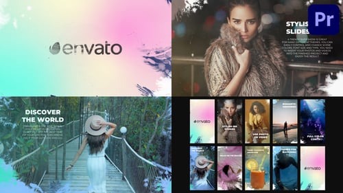 Stylish Ink Slideshow for Premiere Pro