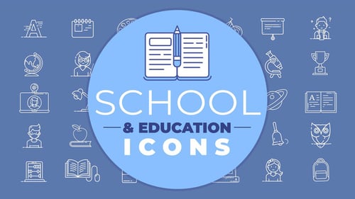 School & Education Icons