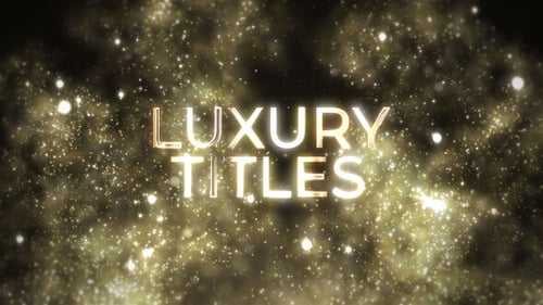 Elegant Golden Shimmer Text Reveal Animation