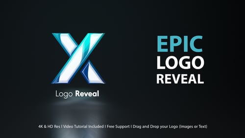 Dynamic Neon Glow Line Logo Reveal