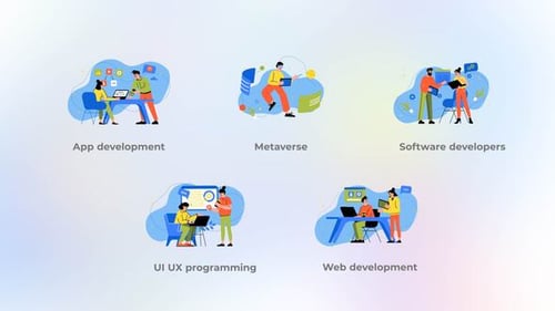 Business people - Flat concepts