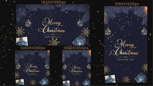 Christmas Intro 4 in 1 | MOGRT