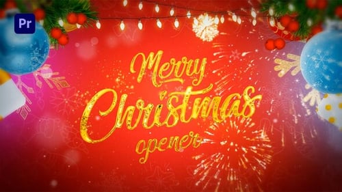 Sparkling Christmas and New Year Celebration Intro Opener