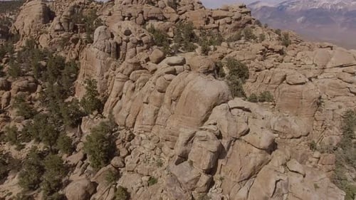 Aerial Shot Rock Formation