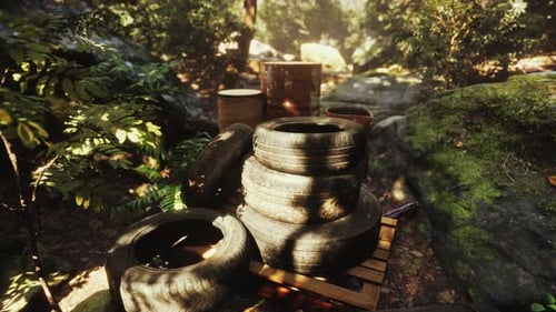 Garbage Dump in the Woods