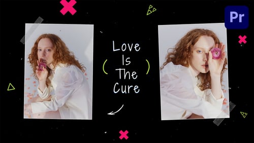 Dynamic Youth Photo Slideshow with Animated Hand-Drawn Elements