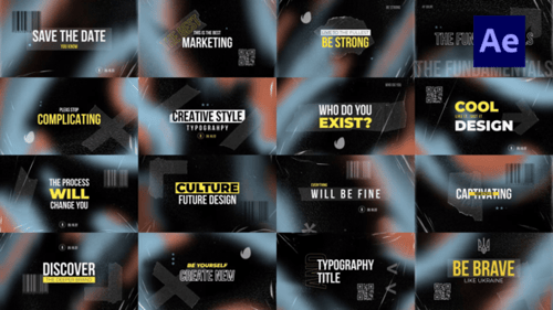 Dynamic Grunge Kinetic Typography Opener Titles