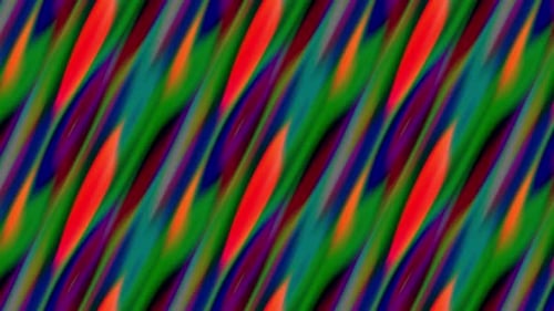 Fluid Abstract Colorful Diagonal Stripes Wavy Background Loop