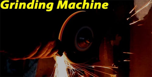 Circular Saw Cutting Metal in Dark Setting