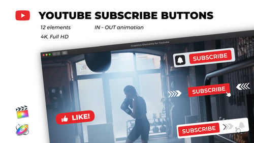 Botones de suscripción de YouTube | FCPX