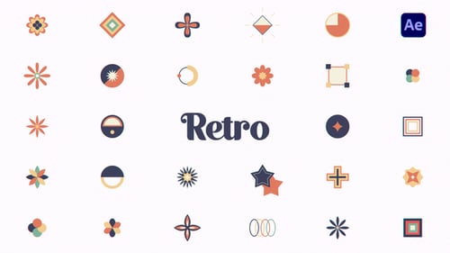 Retro Shape Animations