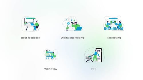 Marketing - Flat concepts