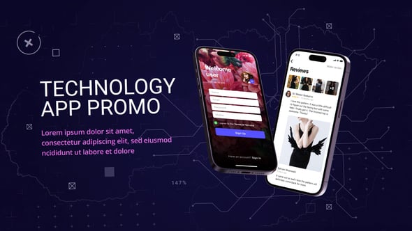Modern Mobile App Showcase Presentation, Product Promo ft. technology ...