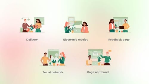 Social network - Green concept