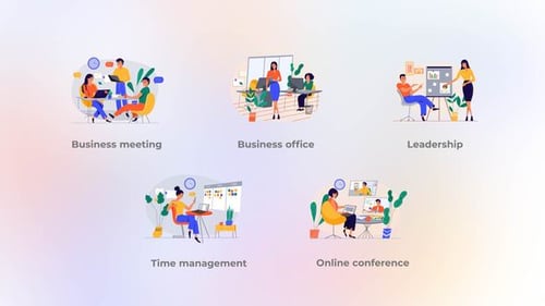 Business office - Yellow concept