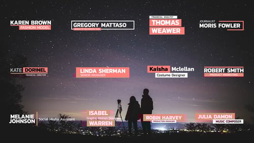 Clean Animated Lower Thirds for Professional Introductions