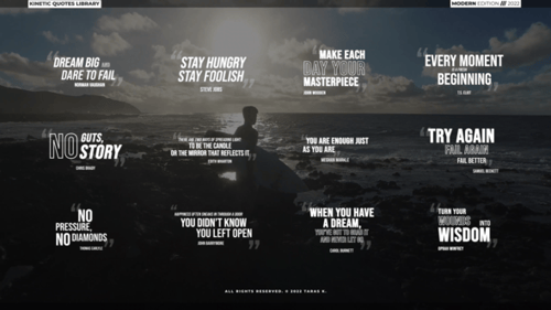 Títulos de citações cinéticas\ FCPX