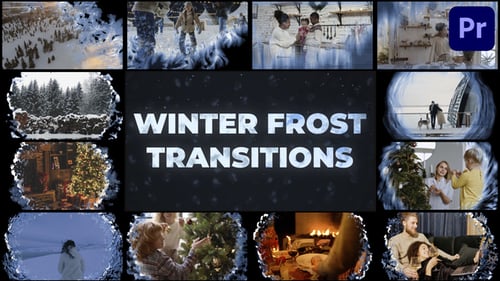 Transiciones a las heladas invernales para Premiere Pro